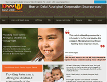 Tablet Screenshot of burrundalai.org.au
